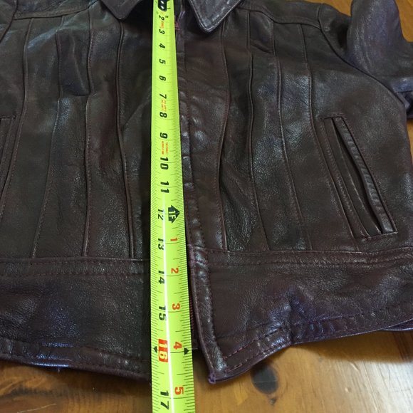 Vintage Bomber Leather Jacket Women's XS - Picture 8 of 16